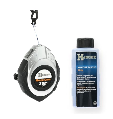 Kit cordeau à tracer + poudre Quick-Cord 30m - HANGER - 100070