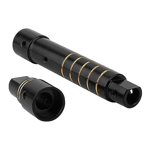 RZXYLRC Brass Front Axle Tube Black Coating for Axial SCX10 PRO and SCX10 III AR45 Upgrade 1/10 RC Crawler (Front Axle Tube)