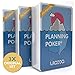 Produktbild Agile Planning Poker Karten für 12 Personen (3 Sets) - Scrum Poker Kartenset zur Aufwandsschätzung komplexer Projekt-Anforderungen im Team - Made in Germany - Ulassa Version
