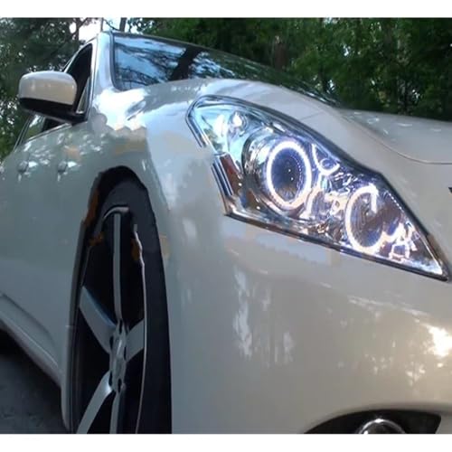 Mejora faros G35 G37 Q40 G25 con halo led RGB 3