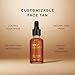 Onyx Self Tanning Drops for Face - Facial Self Tanner to Mix with Moisturizer or Serum - Gradual Buildable Sunless Glow | Aloe & Hyaluronic Acid | Light/Medium 1.01 Fl Oz