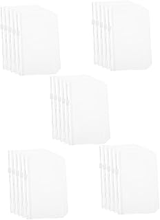 Ciieeo 25 Pçs Pasta Saco De Armazenamento A4 Caderno Anel Fichário A7 Notebook Zíper Envelope De Dinheiro Envelope De Dinheiro Fichário Fichário De Orçamento Com Zíper Envelopes Sacos De