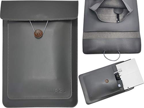 Laptop Tasche Veganes Leder Hülle Laptopcase Stifthalterung für 12-13 Zoll Notebook Microsoft Surface Pro 7/6 / 5/4 Prox MacBook Air Pro IPad -