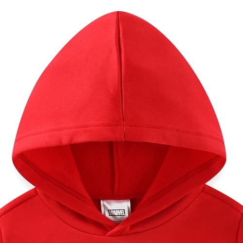 Sudadera Marvel Spider-Man de dos piezas con chaqueta con capucha roja talla 5 5