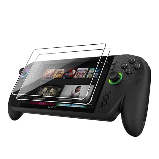 FDHYFGDY 2 Stück Schutzfolie für ROG Ally X Panzerglas,9H Härte Schutzglas, Anti-Kratzen, Anti-Bläschen,HD Displayschutz für ROG Ally X Gaming Handheld