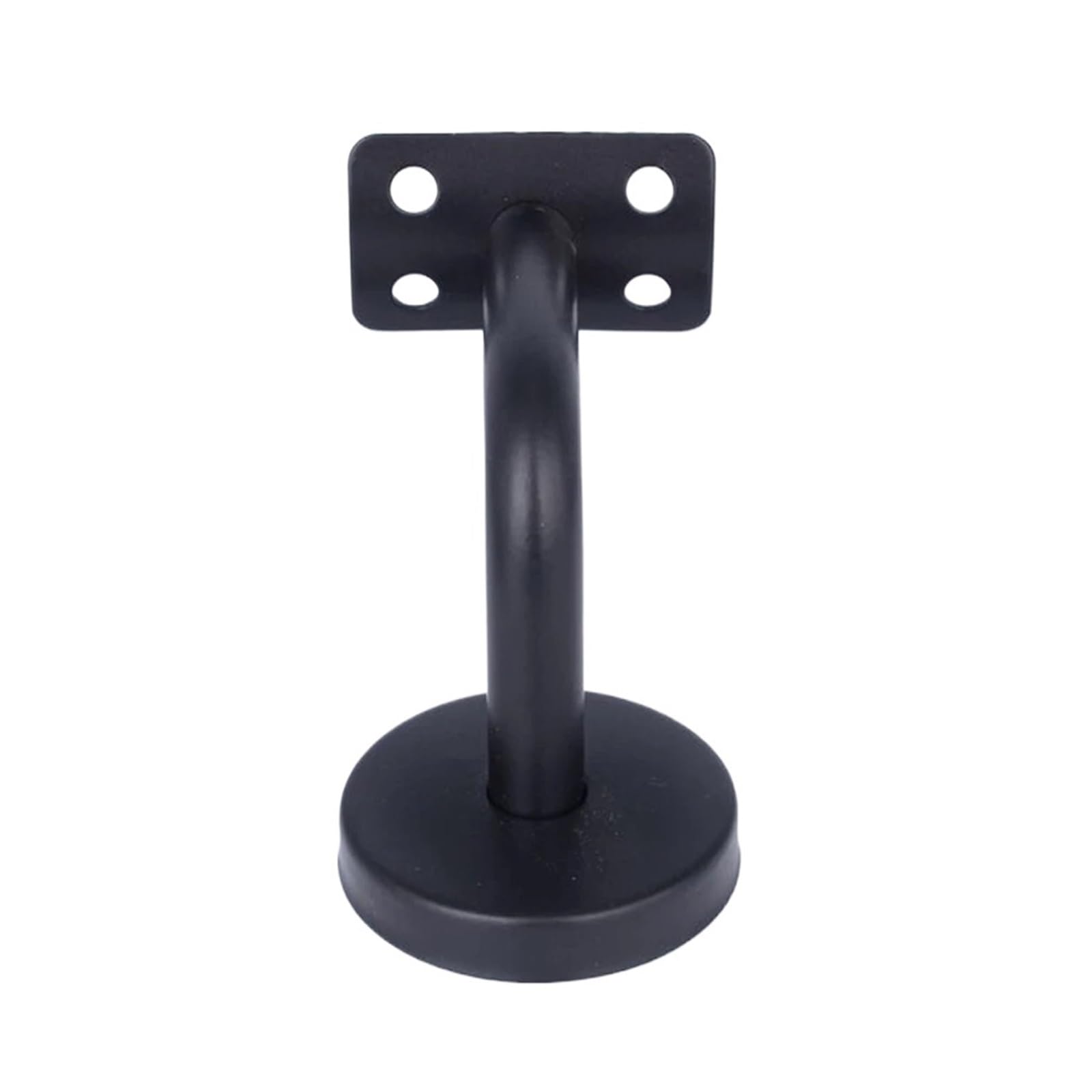 VAYEODEYU Handrail Brackets Black 8x6 cm 10 pcs Stainless Steel for Stairs and Corridor