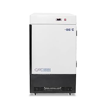 -86C Ultra-Low Temperature Freezer 80L Lab Cryogenic Freezer -123 F Samples Flash Freezer for Laboratory Samples Storage110V