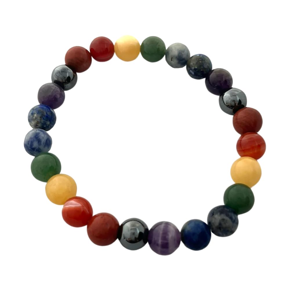 VIE Crystal Bracelet, 8mm, Chakra Power