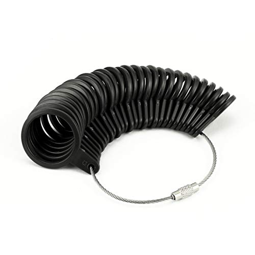 Preisvergleich Produktbild sdfghzsedfgsdfg Schmuck-Werkzeugring Sizer Fingergröße Messring Grundlegendes Schmuckmesswerkzeug Geeignet für US-Größen 0 bis 13 Jeweller Size Loop