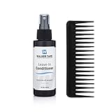 Walker Tape Leave In Conditioner - Moistureizes and Detangles and Wide Tooth Comb (4oz)
