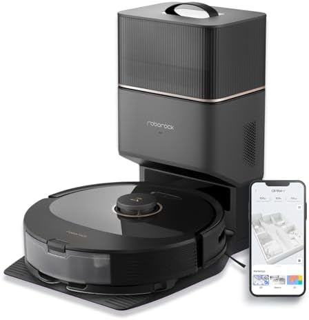 roborock Q8 MAX+Robot Aspirador con Estaci&oacute;n de Succi&oacute;n, Evitaci&oacute;...