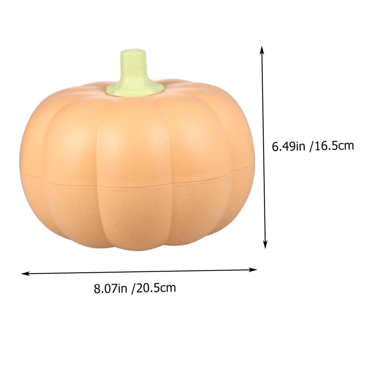 Cabilock Big Pumpkin Shaped Snack Platter Dish Appetizer Tray for Dried Fruits Nuts and Candy for Parties and Festivals Orange Fruit Storage Box