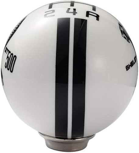 Miniatura 6 de Shelby Cobra GT 500 5 velocidades BlancoNegroRojo Pomo de palanca de cambios manual (blanco)