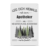 explosionsschutzdokument gefahrstoffverordnung apotheke DESIGN - Das selbst gestaltete Blechschild ist ein echtes Highlight an jeder Wand. Die umgebogenen Kanten verleihen dem Blechposter einen nostalgischen Charme. Das perfekte Geschenk für deine Lieblingsmenschen.
