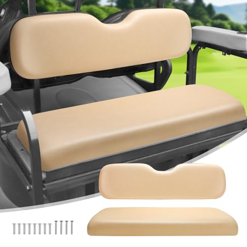 Coussins de siège arrière pour chariot de golf EZGO Club Car Yamaha coloris chamois