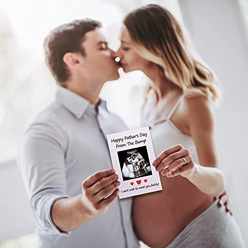 Waahome Funny First Fathers Day Card For First Time Dad From Baby, Fathers Day Card With Photo Insert, 1St Fathers Day Gift Card For Dad, New Dad, Daddy, Father To Be #TOP1