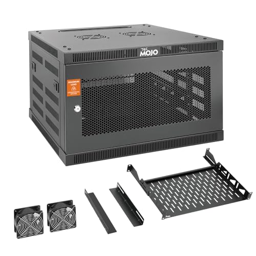 Tecmojo 6U �E�H�[���}�E���g���b�N ���s��17.7�C���` ���^�E�H�[���}�E���g���b�N�L�b�g�ɂ́A1U�V�F���t�AL���^�u���P�b�g�A��p�t�@��2�A���b�N�\�ȃh�A�ƃn�[�h�E�F�A�A19�C���`�@��p6U���b�N�A���b�V���h�A���܂܂�܂��B