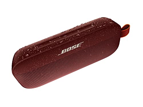 Image of Bose SoundLink Flex Bluetooth Portable Speaker, Wireless Waterproof Speaker for Outdoor Travel -Carmine Red (Renewed)