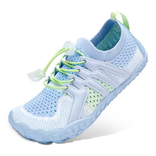 Image of Stelle Water Shoes for Kids Adjustable Laces | Quick Dry Barefoot Non-Slip Shoes with a Roomy Toe Box for Boys and Girls,Beach,Hiking,Toddler to Big Kid