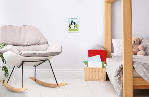 Ravensburger - CreArt Kids 8x12 cm - Numéro d'art - Border Collie - Kit de Peinture par numéros - Dès 7 Ans - 25593