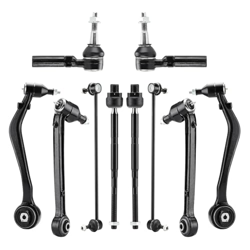 Visible Cracks in Shock Tower Near Strut Top Mount - 2016-2019 Chevrolet Camaro 3 Front Lower Control Arms w/Ball Joints Replacement Suspension Kit for Chevy Camaro 2010-2015 V8 6.2L V6 3.6L, Forward & Rearward, Driver & Passenger Side, with Sway Bar Links Outer Tie Rods (10PCS)