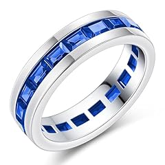 Sapphire cut sterling silver