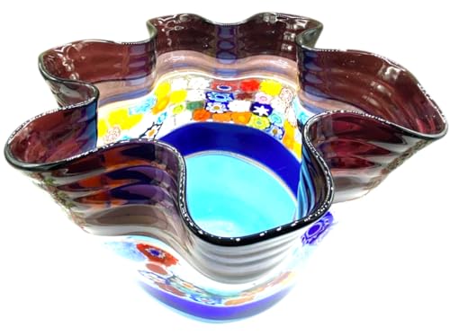 Vase en verre de Murano d'exception avec Murrine MDMILL05A - 8