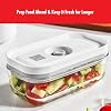 ZWILLING Fresh & Save 3-pc Glass Food Storage Vacuum Containers Meal Prep Container - Small & Large Containers