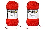 Lieferumfang: 2x Schachenmayr Catania, 50g / Hochwertige Strickwolle aus der mix&knit Summer Edition / Garn erhältlich in 100 Farben / Maschenprobe: 10x10 = 26Mx36R
