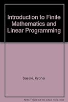 Introduction to finite mathematics and linear programming B0006CAFKW Book Cover