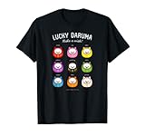 Camiseta Kawaii - Muñeca japonesa de gato DARUMA - Significados del color Camiseta