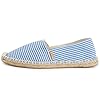 KENTTI Men's Stripe Slip on Flat Espadrilles Blue Size: 7-7.5 #1