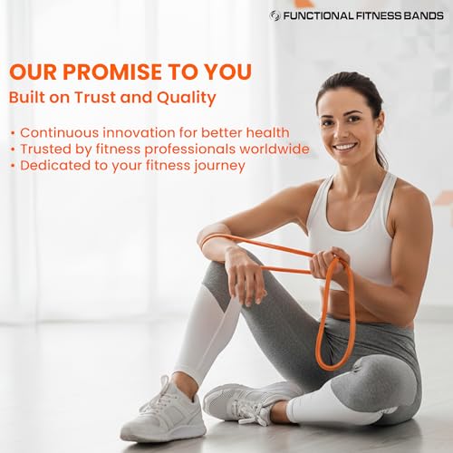 Image of Functional Fitness Pull Up Bands Resistance Bands | Exercise Bands for Working Out | Long Stretch Bands for Exercise, Training Bands, Resistance Bands for Stretching