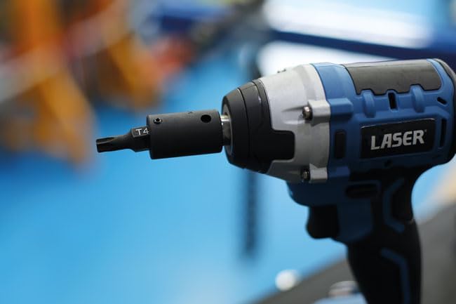 Laser Interchangeable Impact Bit Set 1/2" D 25pc