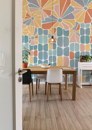 Komar Vlies Fototapete - Garden Dream - Größe 300 x 250 cm - Tapete, Wanddekoration, Wohnzimmer, Schlafzimmer, Büro