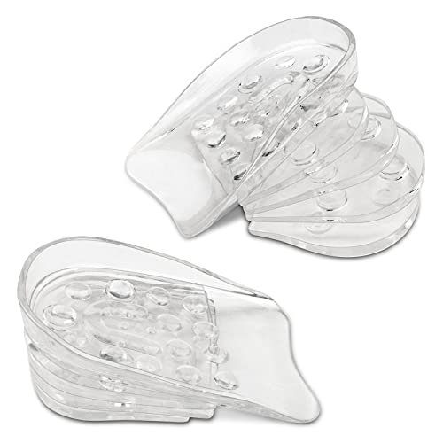 Adhafera Schuheinlagen Erhöhung, Einlagen Schuhe Erhöhung mit 5 Schichten Abnehmbare (0.6cm/1.2cm/1.8cm/2.4cm/3.0cm), Fersenerhöhung für Schuhe Für Männer und Frauen Cover