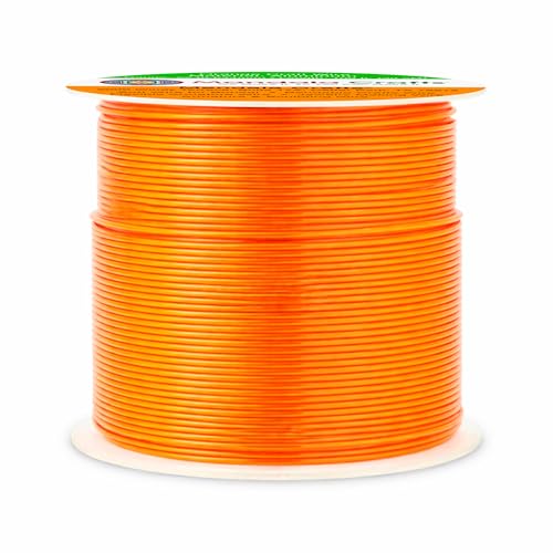 Image of Mandala Crafts 22 Gauge Orange Anodized Aluminum Craft Wire, 100 FT | Colored, Flexible, Bendable, for Bonsai, Armature, Sculpting, Wire Wrapping, Jewelry Making, Weather & Tarnish Resistant