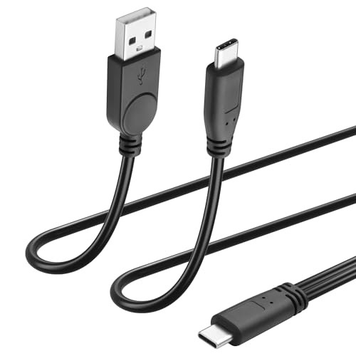 JSADZKJ USB C to USB+USB C Splitter Charger Cable,Type-C to USB Sound Card Splitter Cable 2-in-1 USB C Male OTG Cable, Support Phone,Sound Card,Microphone,for Live Streaming,Karaoke 3.28Ft