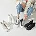 Uoidru High Top Sneakers for Women Canvas Shoes White Canvas High Tops Women Casual Shoes Lace Up Fashion Sneakers (Full Black,US10)
