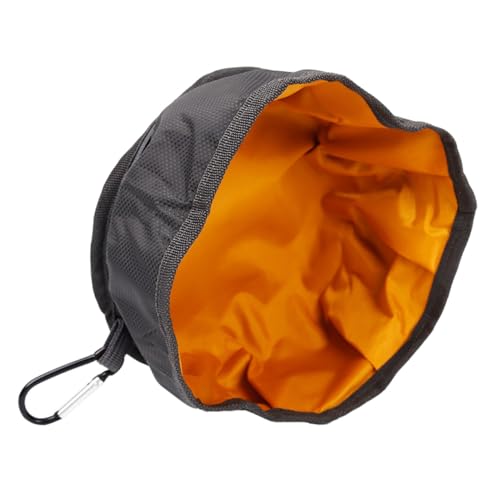 WEKADRIN Plegable para Comida de Mascotas Resistente al Agua Cuenco Portátil de Nylon de Alimenticio y Compacto para Perros y Gatos Color Aleatorio para Viajes y Exteriores Color Aleatorio