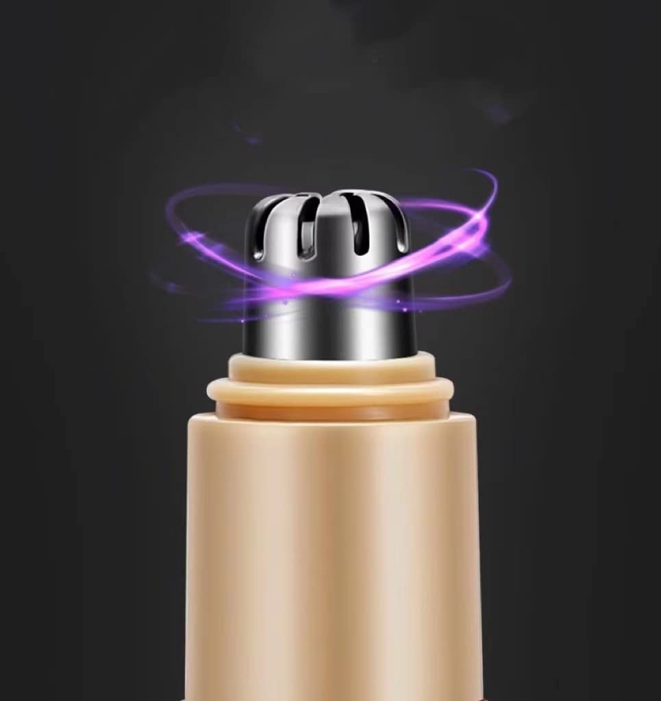 Rifinitore indolore for i peli del naso for uomini e donne, toelettatore elettrico a batteria, facile pulizia della superficie