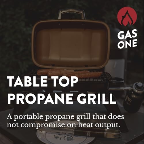 GasOne Tabletop Propane Grill Portable Grill Propane with Heat