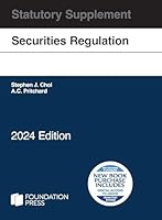 Securities Regulation Statutory Supplement, 2024 Edition null Book Cover