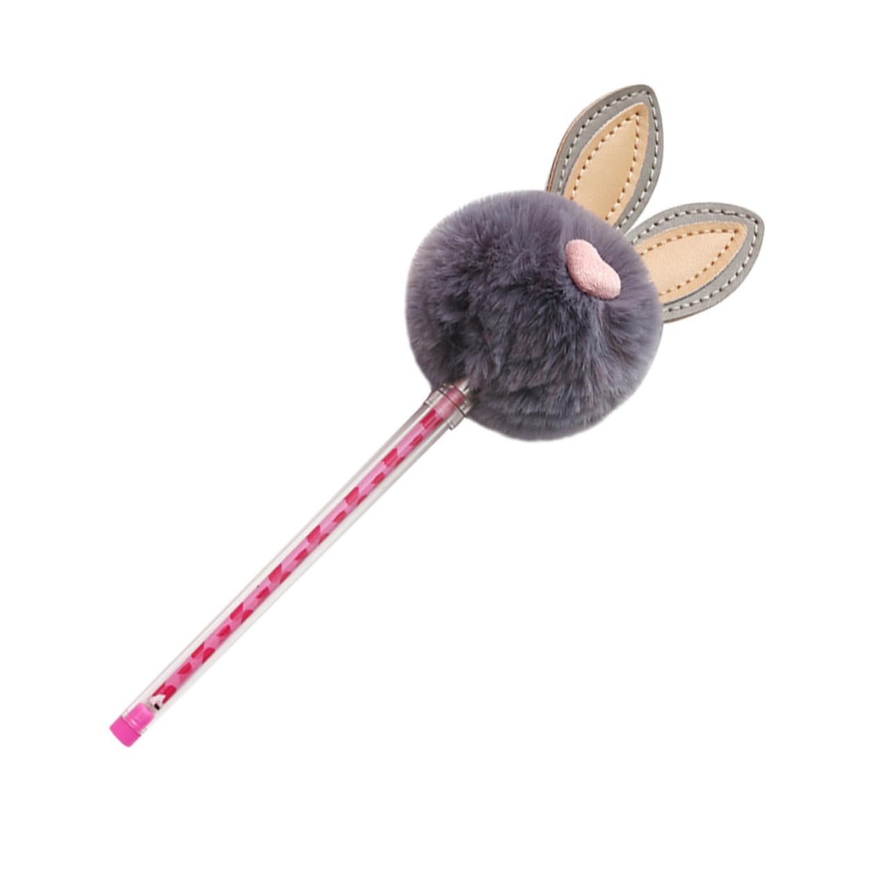 NUOBESTY 9 Pz Penne a Inchiostro Da 0,5 Mm Penna Firma Nera Penne a Inchiostro Di Cartone Animato Penna Ad Inchiostro Soffice Di Peluche Peluche Coniglio Gel Carino Alunno