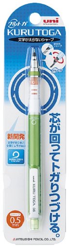 Image of uni Kurutoga Mechanical Pencil Standard, 0.5mm, Green (M54501P.6)