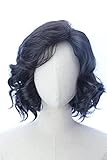 Black Short Curly Party Costume Wigs Jon Snow Cool Cosplay Wig inspired by Game of Thrones