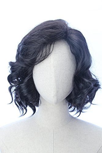 Black Short Curly Party Costume Wigs Jon Snow Cool Cosplay Wig inspired by Game of Thrones