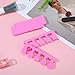 400 Pcs (200 Pairs) Pink Sponge Toe Separators Soft Finger Separators Toe Divider Spacer for Polishing Pedicure Manicure Coating Gel Painting Nail Art Beauty Accessories
