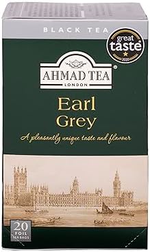Ahmad Tea Earl Grey Black Tea – 20 Teabags (Sachets)