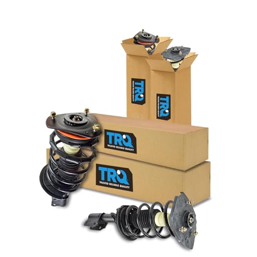 Image of TRQ Front and Rear Strut & Coil Spring Assembly Set Driver & Passenger Sides Compatible with 97-05 Buick Century 97-04 Regal 97-03 Pontiac Grand Prix